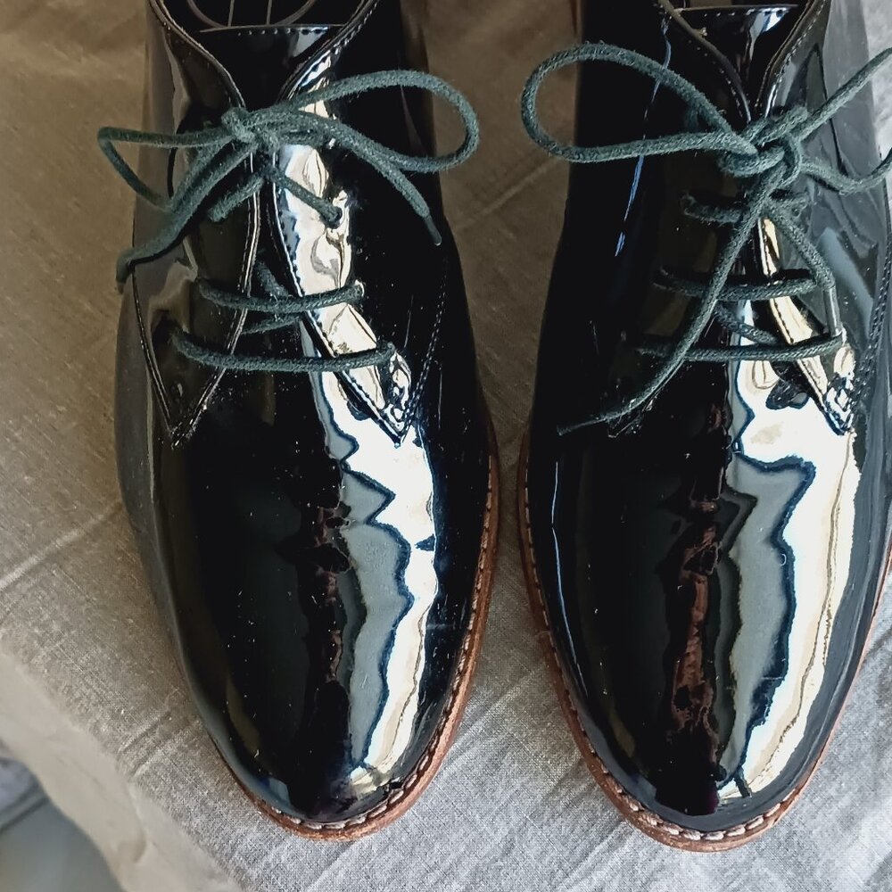 Black Patent Dressy Oxfords